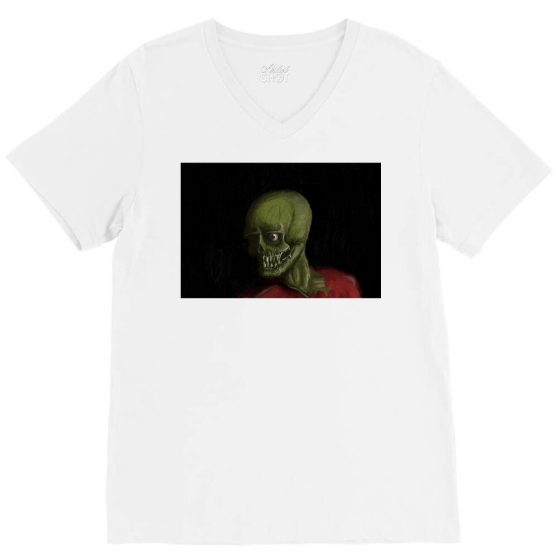 Zombie Oil Painting V-neck Tee | Artistshot