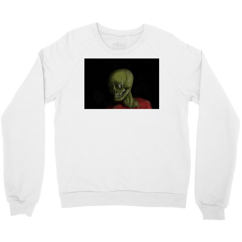 Zombie Oil Painting Crewneck Sweatshirt | Artistshot