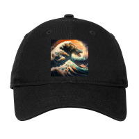 Angry Water Character Adjustable Cap | Artistshot