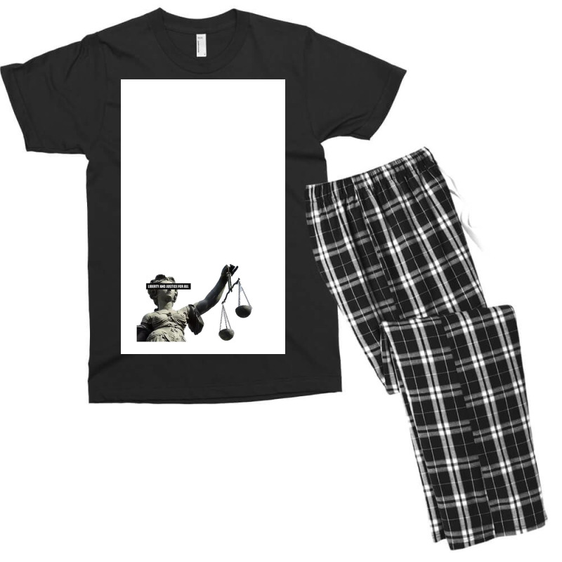 Lady Justice Men's T-shirt Pajama Set by Abregooi | Artistshot