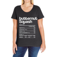 Butternut Squash Nutrition Facts Thanksgiving Christmas Food Ladies Curvy T-shirt | Artistshot