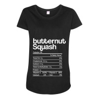 Butternut Squash Nutrition Facts Thanksgiving Christmas Food Maternity Scoop Neck T-shirt | Artistshot