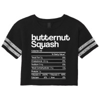 Butternut Squash Nutrition Facts Thanksgiving Christmas Food Scorecard Crop Tee | Artistshot