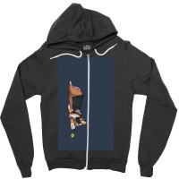 Lazy Sploot Redhead Tricolor Corgi Zipper Hoodie | Artistshot