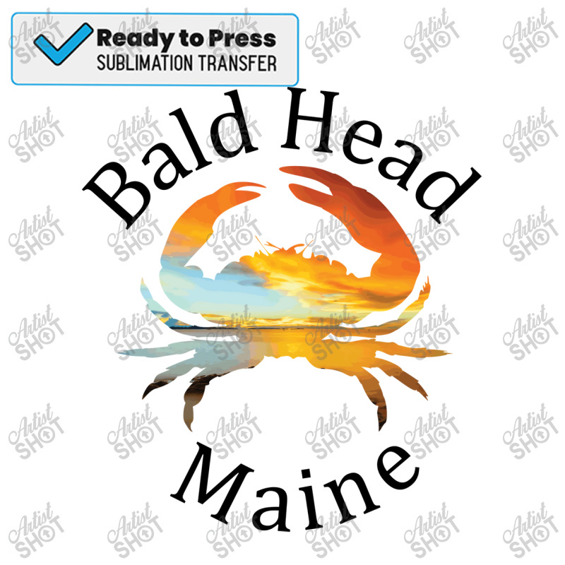 Bald Head Maine Travel Sublimation Transfer | Artistshot