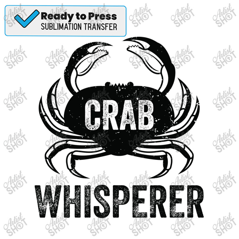 Crab Whisperer Vintage Crab Hunting Fishing Funny Sublimation Transfer | Artistshot