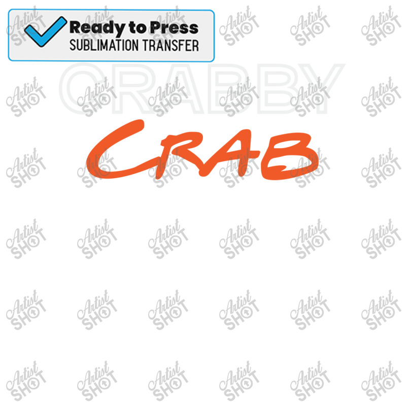 Crab Yellow Hippie Sublimation Transfer | Artistshot