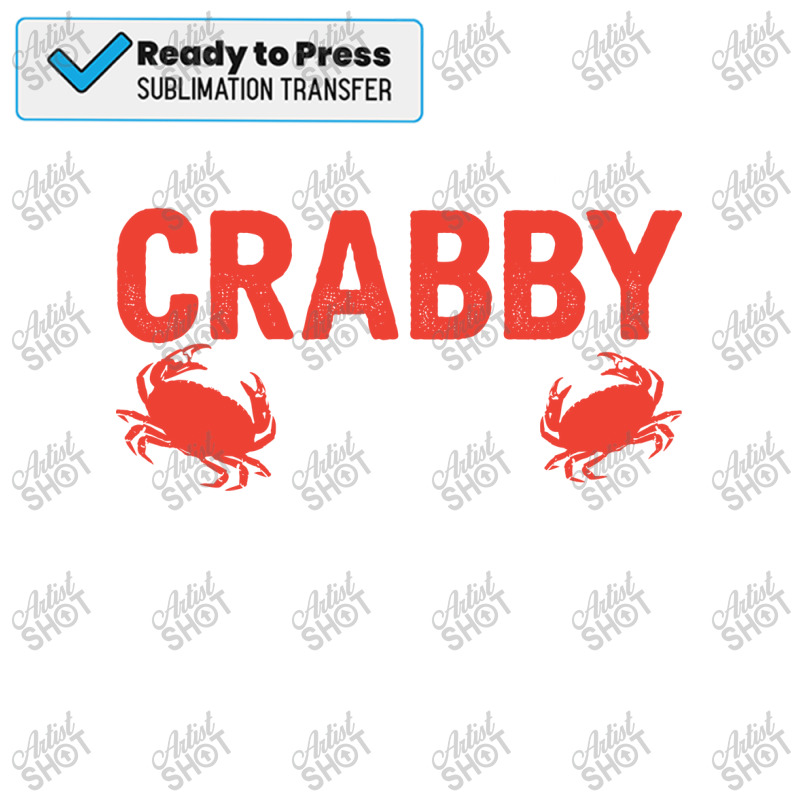 Crab Joke Crab Yellow Sublimation Transfer | Artistshot