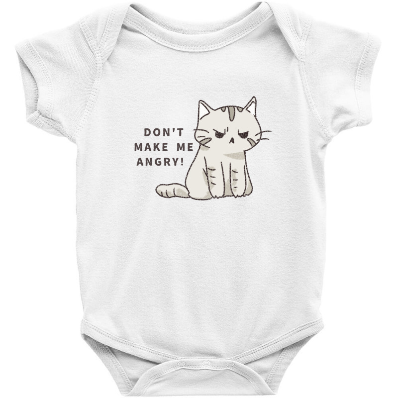 Angry Cat Baby Bodysuit by Jlcutest | Artistshot