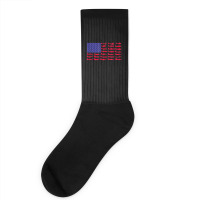 Fishing American Flag Socks | Artistshot