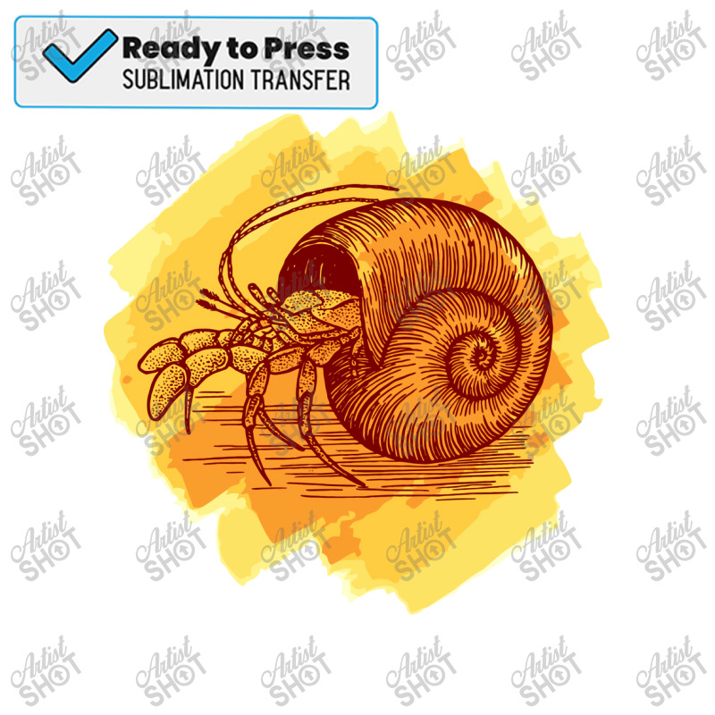 Hermit Crab Vintage Sublimation Transfer | Artistshot