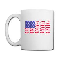 Fishing American Flag Coffee Mug | Artistshot