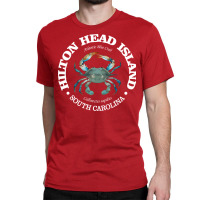 Hilton Head Island Blue Crab 80s Classic T-shirt | Artistshot