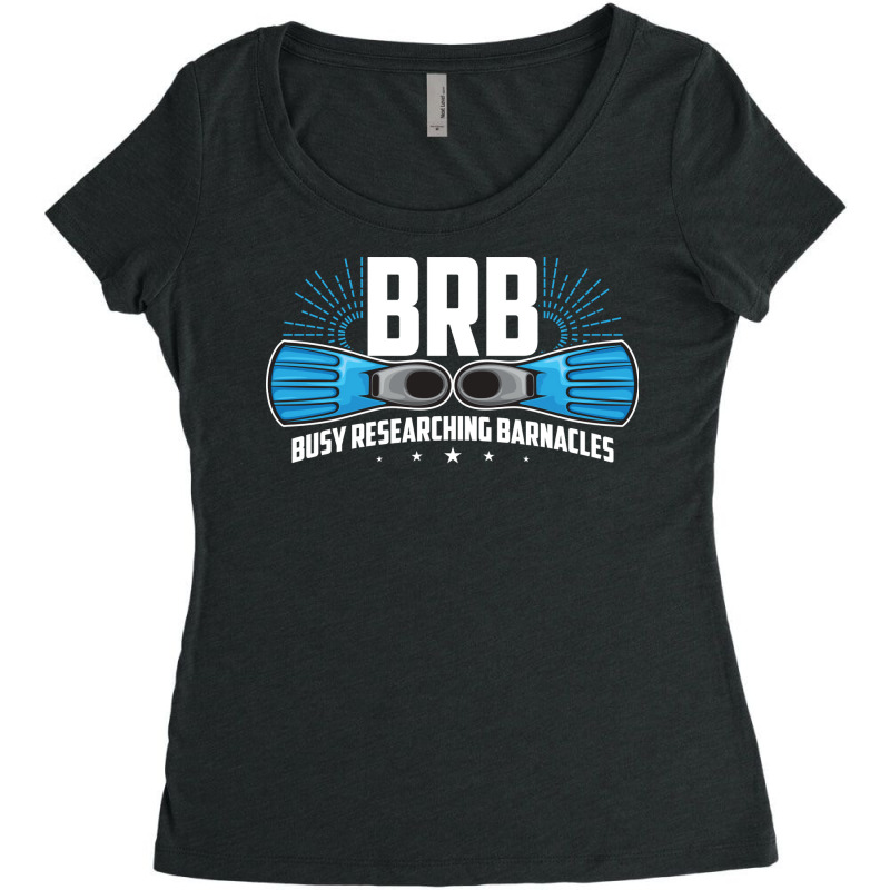 Barnacles Barnacles Barnacles Crustaceans Crustace Women's Triblend Scoop T-shirt by ifrahklair0 | Artistshot