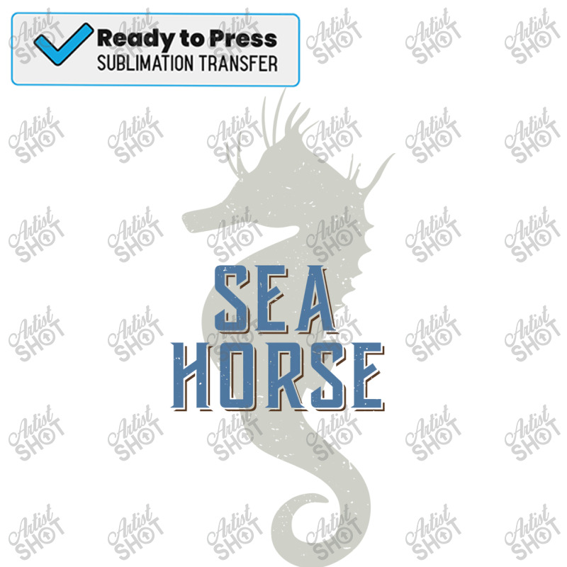 Seahorse Vintage Style Boy Sublimation Transfer | Artistshot