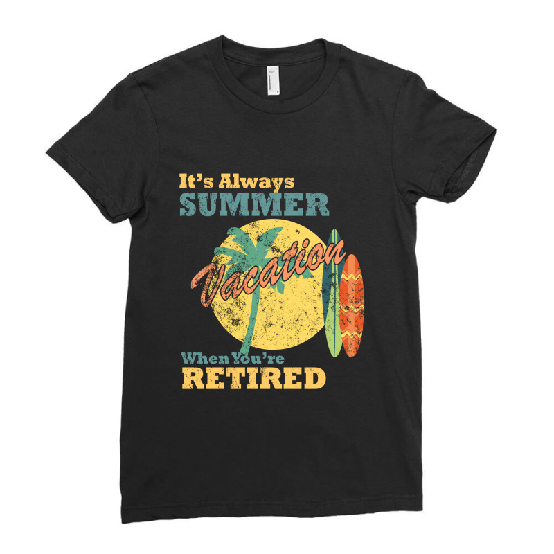 Always Summer Retired Ladies Fitted T-Shirt by Heri Iye | Artistshot