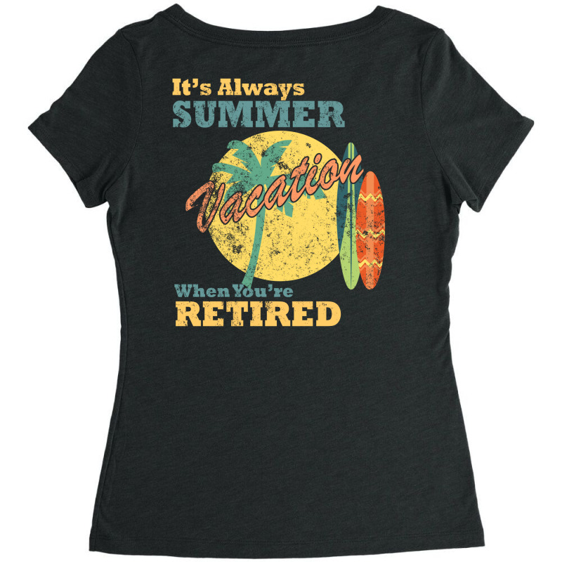 Always Summer Retired Women's Triblend Scoop T-shirt by Heri Iye | Artistshot