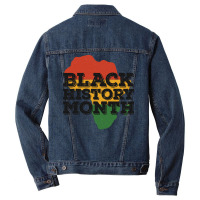 Black History Month Tumblr Yellow Men Denim Jacket | Artistshot