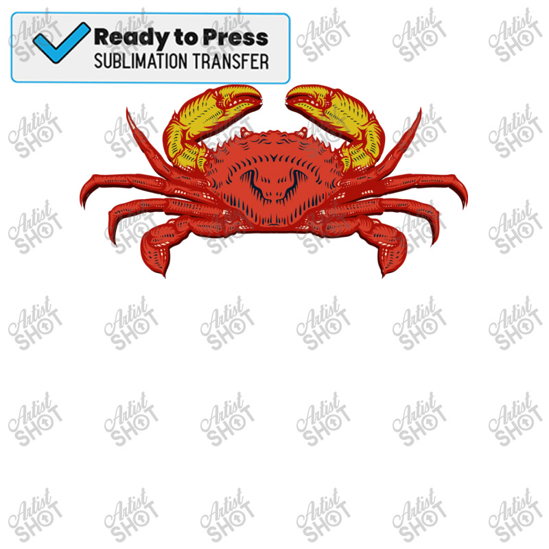 Animal Seafood Crab Blue Sublimation Transfer | Artistshot