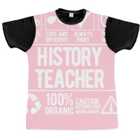 History Teacher Job White Nature Graphic T-shirt | Artistshot