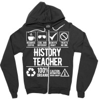 History Teacher Job White Nature Zipper Hoodie | Artistshot