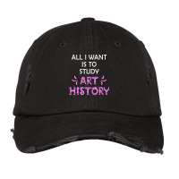 I Want To Live And Breathe Art History Worlds Best Vintage Cap | Artistshot