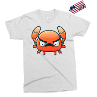 Cute Cartoon Angry Crab Blue Exclusive T-shirt | Artistshot