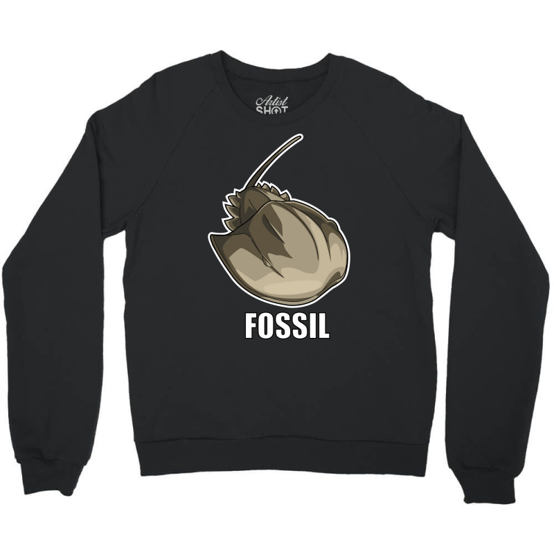 Horseshoe Crab Fossil Quote Crewneck Sweatshirt | Artistshot