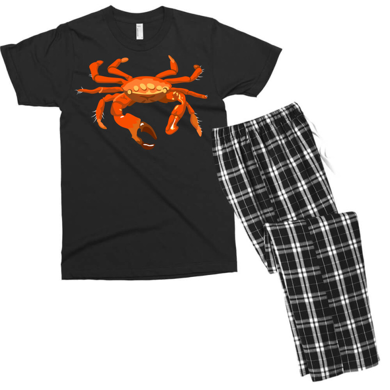 Crab Yellow Men's T-shirt Pajama Set | Artistshot