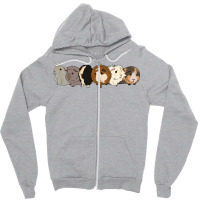 Cartoon Guinea Pig Group Nature Zipper Hoodie | Artistshot