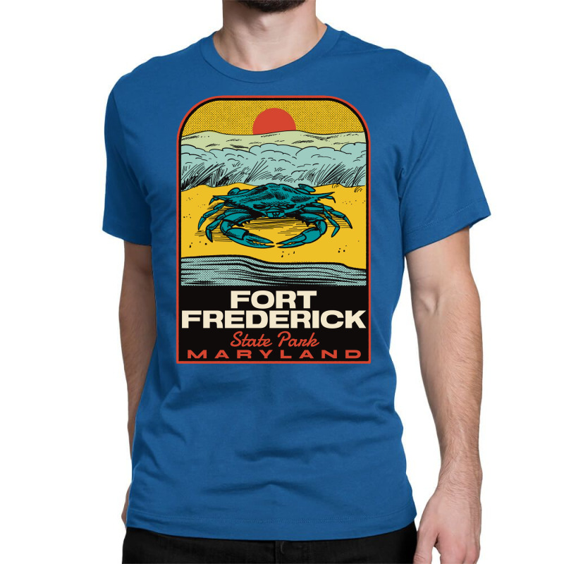 Fort Frederick State Park Md Vintage Travel Summer Classic T-shirt | Artistshot