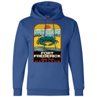 Fort Frederick State Park Md Vintage Travel Summer Champion Hoodie | Artistshot