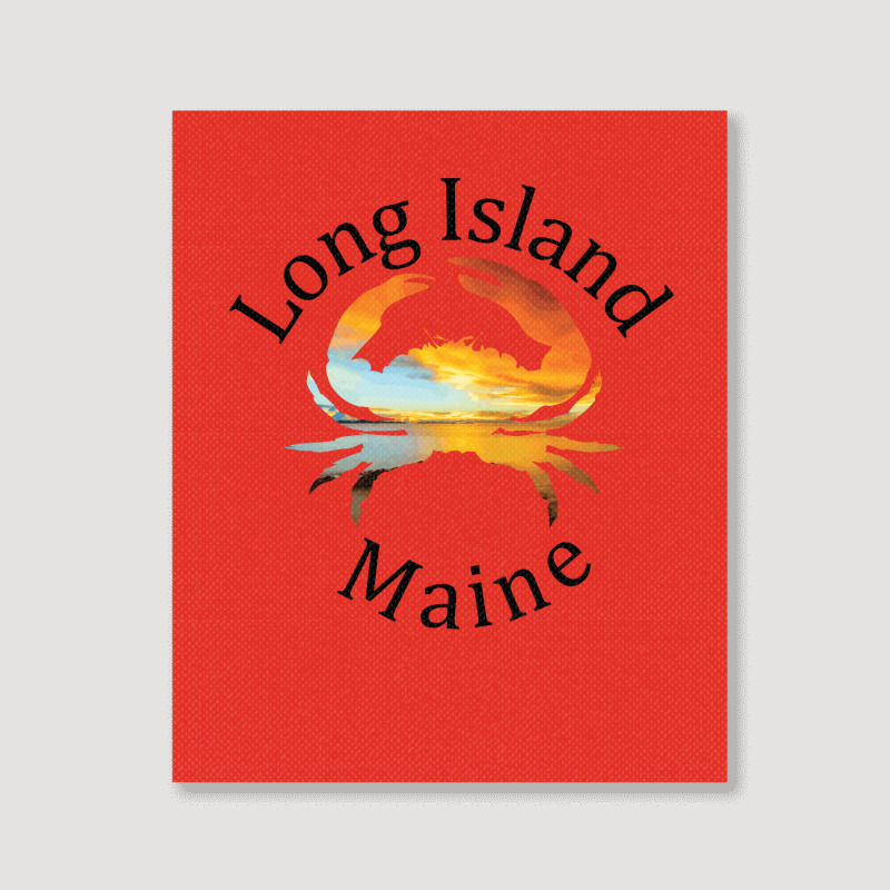 Long Island Maine Hippie Portrait Canvas Print | Artistshot