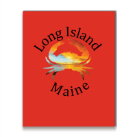 Long Island Maine Hippie Metal Print Vertical | Artistshot