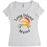 Long Island Maine Hippie Women's Triblend Scoop T-shirt | Artistshot