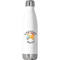 Long Island Maine Hippie Stainless Steel Water Bottle | Artistshot