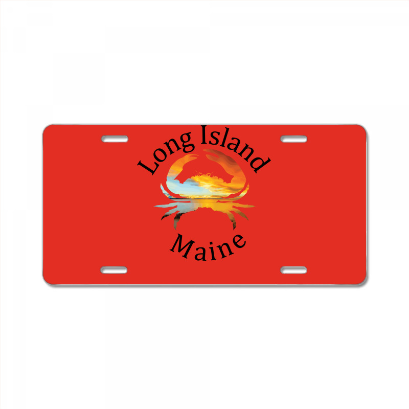 Long Island Maine Hippie License Plate | Artistshot