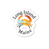 Long Island Maine Hippie Sticker | Artistshot