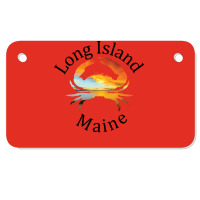 Long Island Maine Hippie Motorcycle License Plate | Artistshot