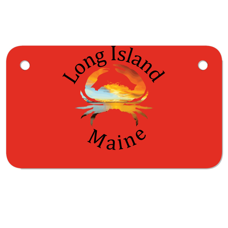 Long Island Maine Hippie Motorcycle License Plate | Artistshot