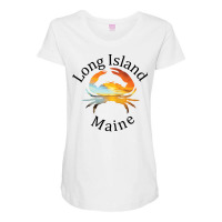 Long Island Maine Hippie Maternity Scoop Neck T-shirt | Artistshot