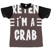 Pretend Im A Crab Funny Halloween Costume Stars Graphic T-shirt | Artistshot