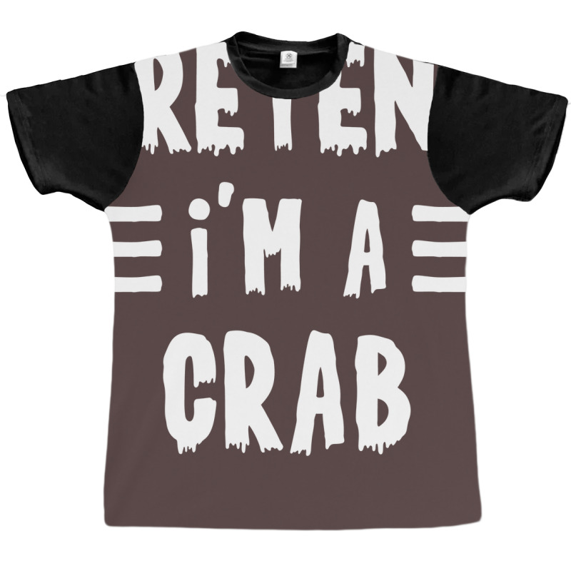 Pretend Im A Crab Funny Halloween Costume Stars Graphic T-shirt | Artistshot