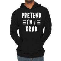 Pretend Im A Crab Funny Halloween Costume Stars Lightweight Hoodie | Artistshot