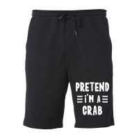 Pretend Im A Crab Funny Halloween Costume Stars Fleece Short | Artistshot