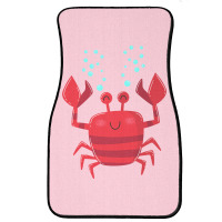 Smiling Crab Vintage Front Car Mat | Artistshot