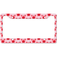 Smiling Crab Vintage License Plate Frame | Artistshot