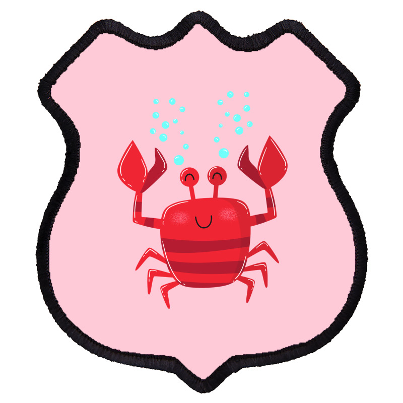 Smiling Crab Vintage Shield Patch | Artistshot