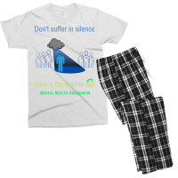 Dont Suffer In Silence Tumblr Men's T-shirt Pajama Set | Artistshot