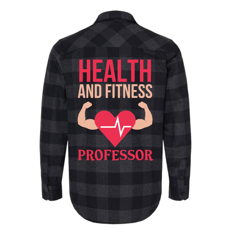 Health And Fitness Professor Red Flannel Shirt by mangisoustac | Artistshot